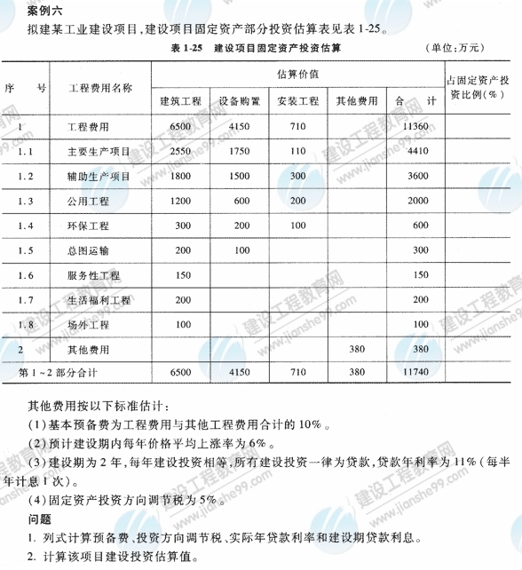 09年造價(jià)工程師《工程造價(jià)案例分析》經(jīng)典習題