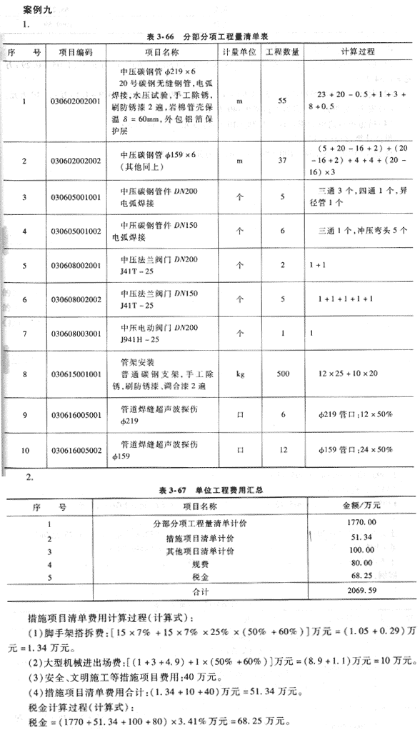 09年造價(jià)工程師《工程造價(jià)案例分析》經(jīng)典習題（11）