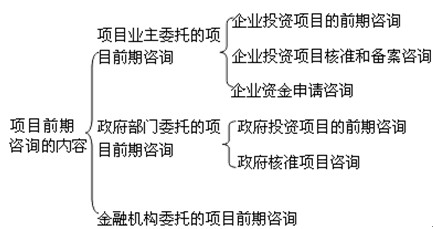 項目前期咨詢(xún)的內容