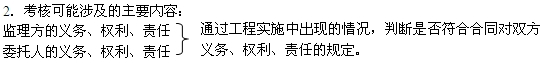 考核可能涉及的主要內容