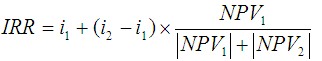 財務(wù)內部收益率
