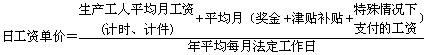 人工日工資單價(jià)確定方法