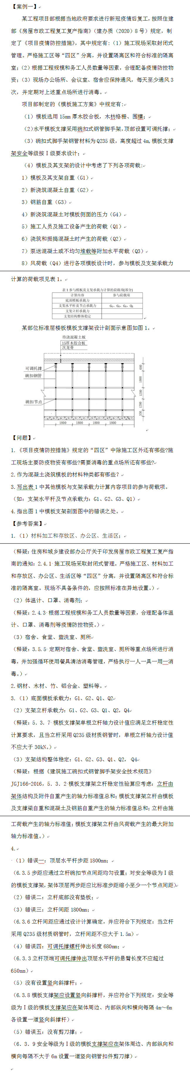 一級建造師歷年試題